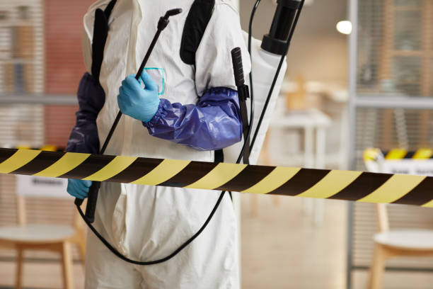 Professional Biohazard Cleanup technician working in Manchester, NH